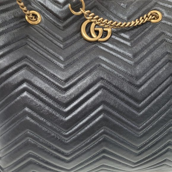 GUCCI MARMONT CHAIN TOTE BAG - Picture 4 of 12